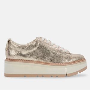 Dolce vita gold platform toyah sneaker